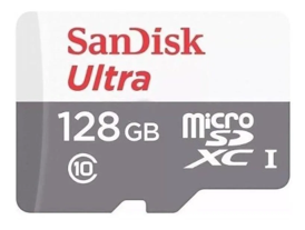 SanDisk Ultra Memoria Micro Sd de 128GB 100mbps